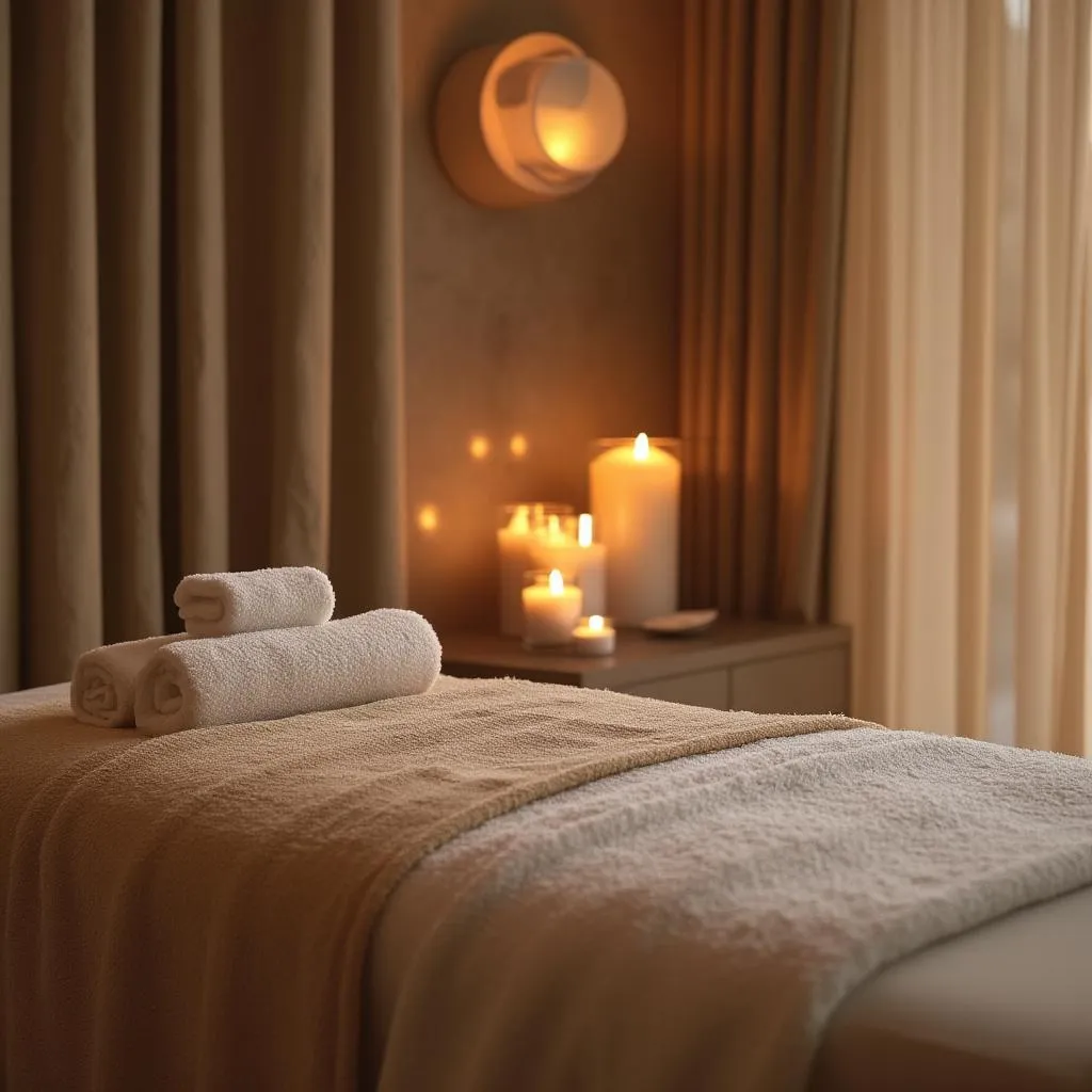 Sala massaggi rilassante
