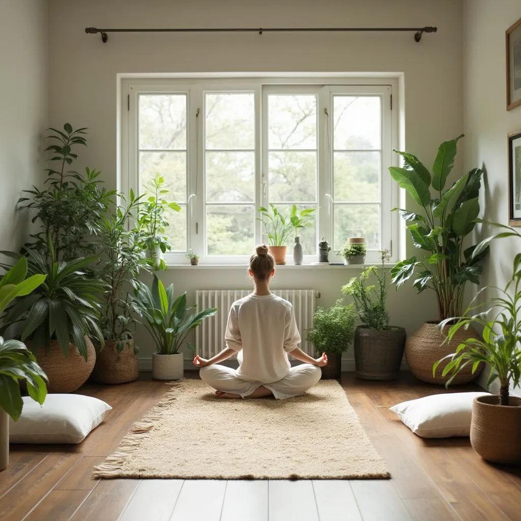 Spazio meditazione zen